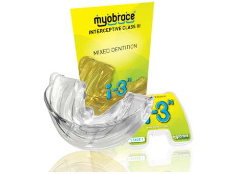 i-3nSc (i-3N) Myobrace без каркаса Этап 1 при аномалиях III кл. SMALL / Прозрачный (MRC)